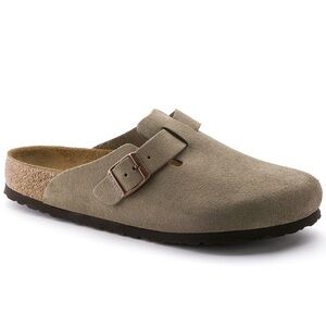 Birkenstock Boston Soft Footbed Taupe EU38 US Women’s 7/7.5 new in box regular